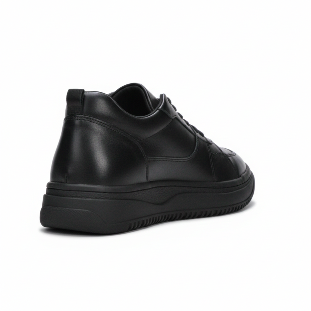 Tênis Casual Alto Calçados Obsidian
